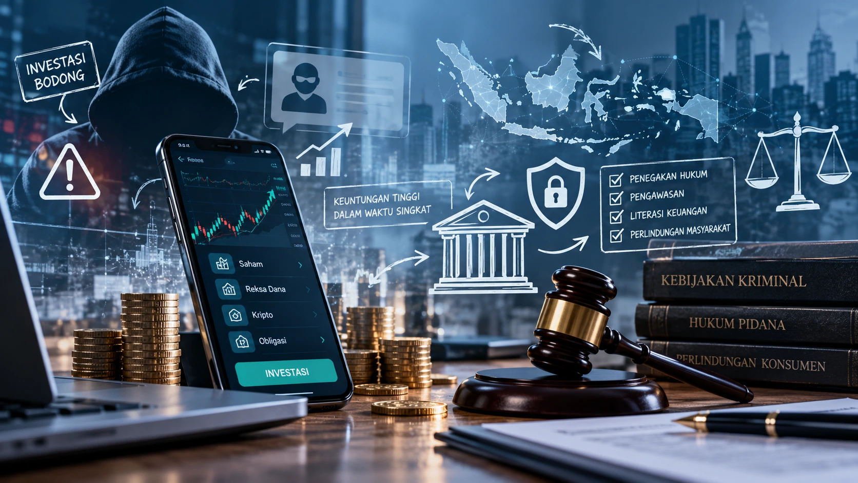 penanggulangan penipuan investasi digital