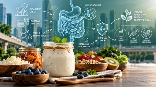 pangan fungsional berbasis probiotik lokal