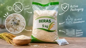 active packaging untuk mencegah jamur pada beras