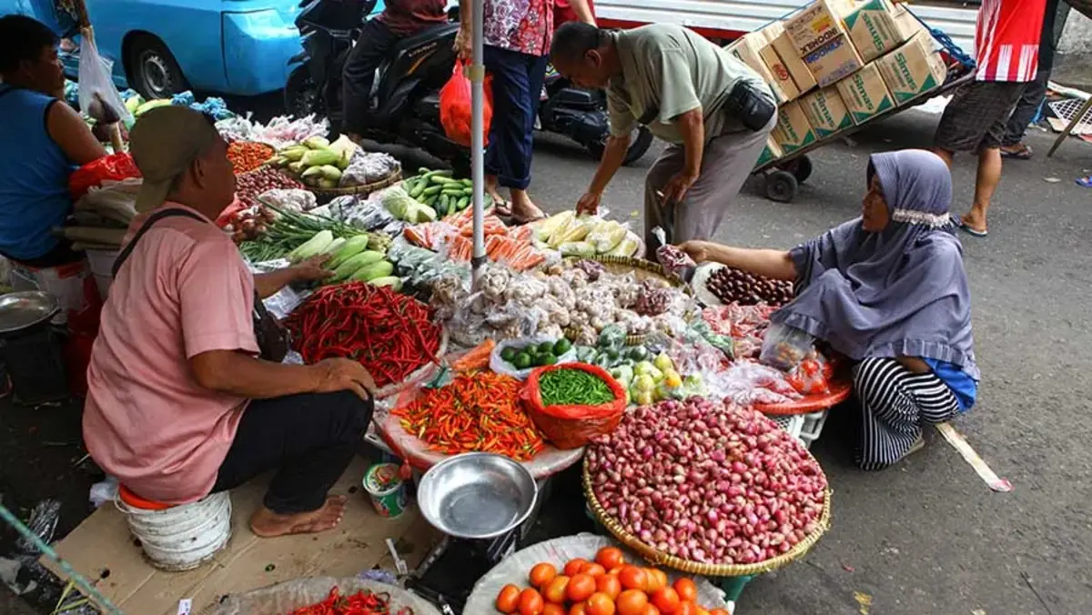 harga pangan di Pasar